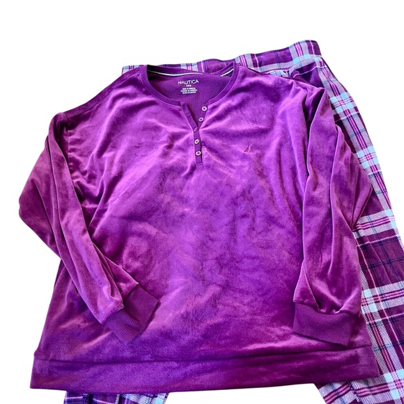 Purple Nautica Pajamas Set - Picture 3 of 9